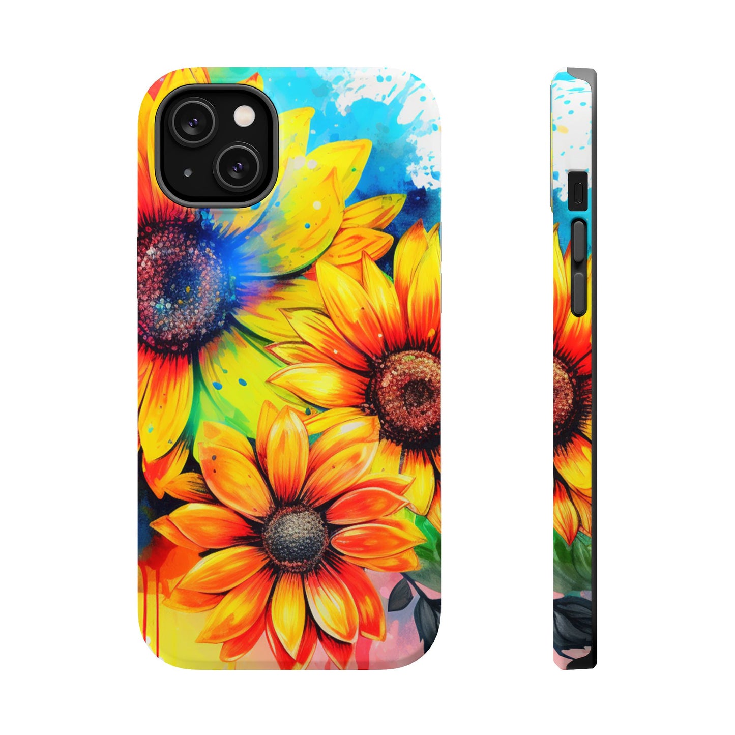 Vibrant Sunflower Splash - MagSafe iPhone Series Case