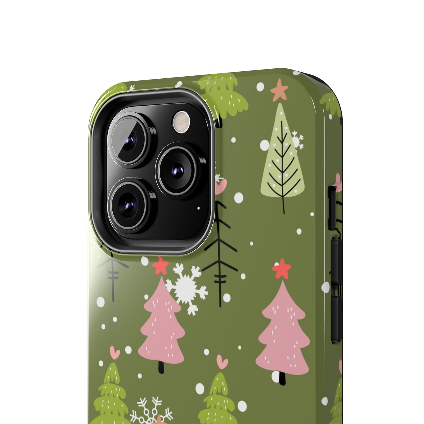 Whimsical Christmas Tree Pattern – iPhone Series Case