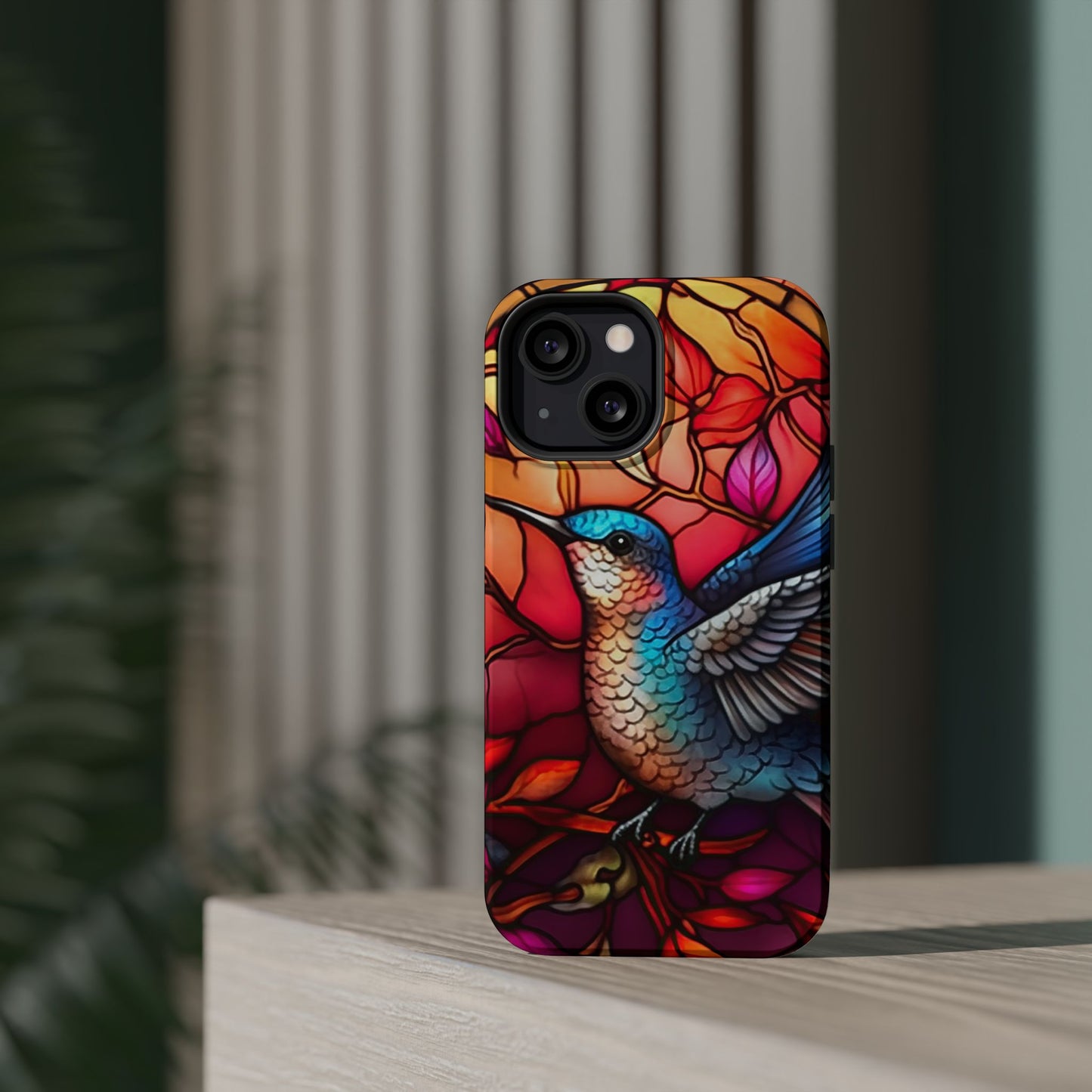 Radiant Multicolor Bird Artwork - MagSafe iPhone Case