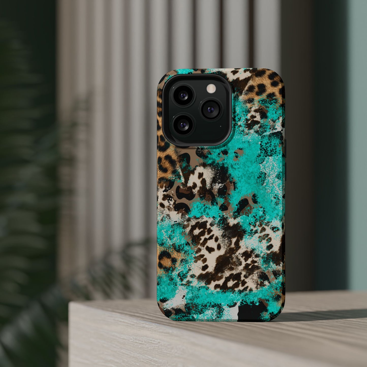 Aqua Splash Leopard - MagSafe iPhone Series Case