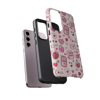 Samsung Galaxy Case: Playful Valentine's Day Icons Case