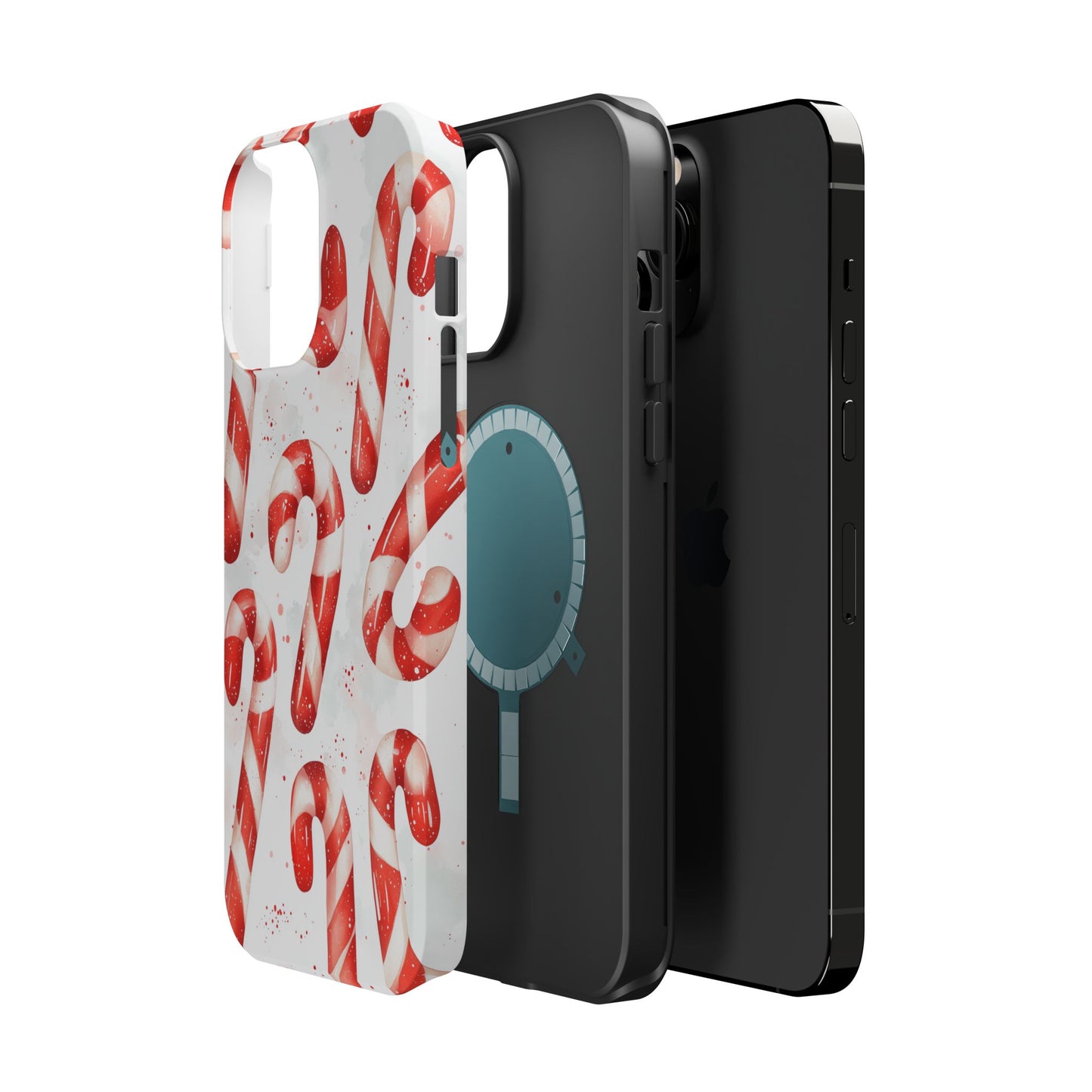 Festive Candy Cane Delight - MagSafe iPhone Series Case