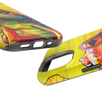 Vibrant Rainbow Frog Design – MagSafe iPhone Case