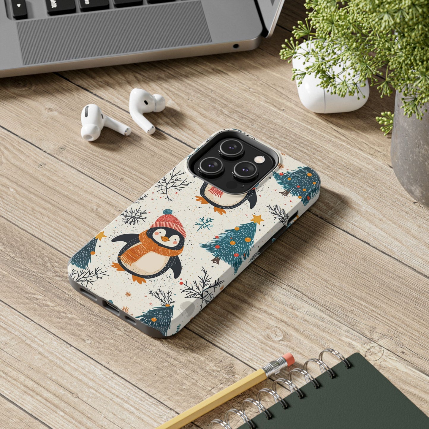 Penguin Wonderland – Snowy Christmas Cheer iPhone Case