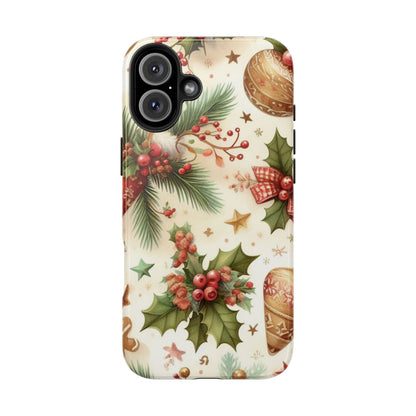 Classic Christmas Stocking & Ornaments Pattern – iPhone Series Case