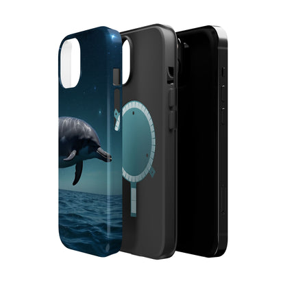 Midnight Ocean Dolphin - MagSafe-Compatible Case