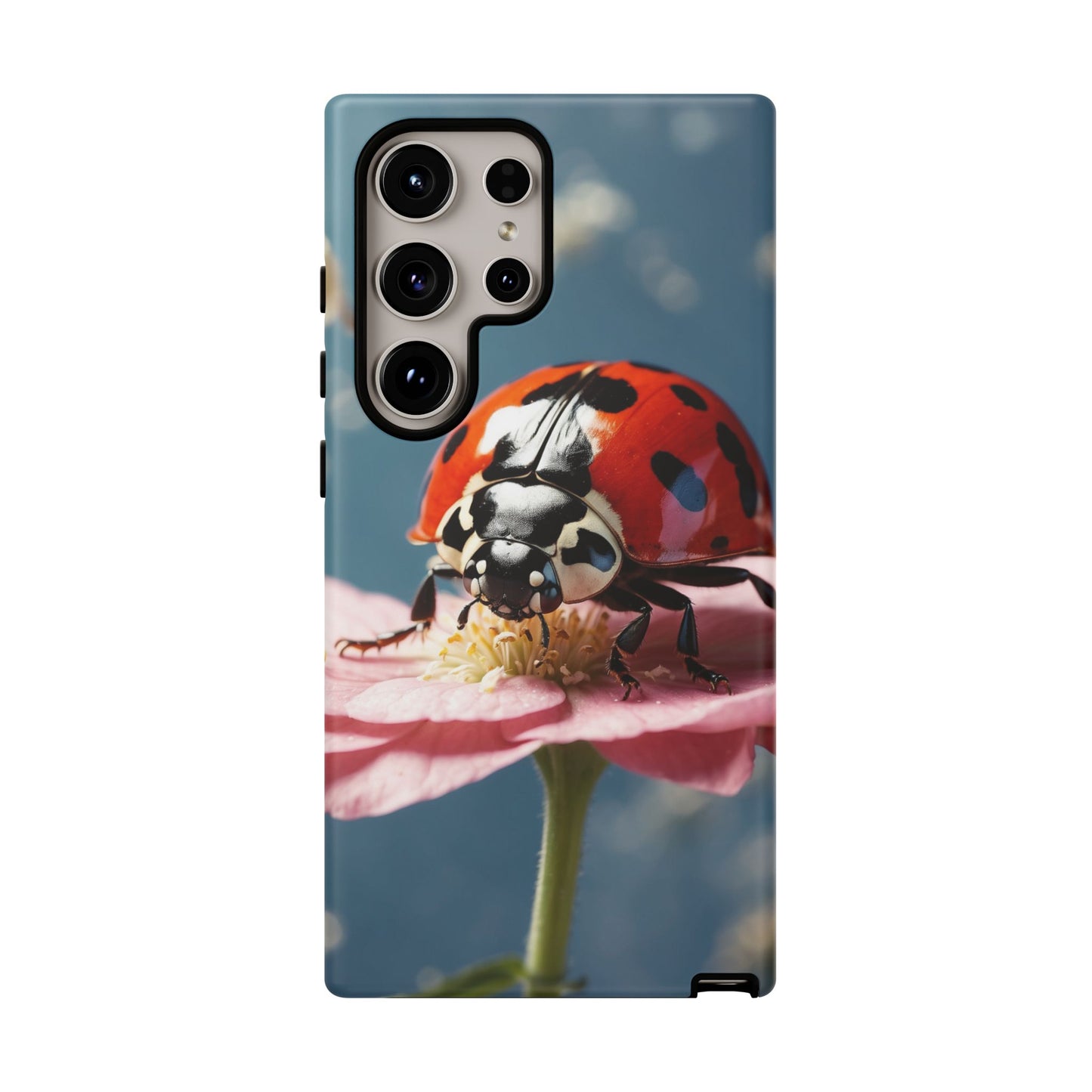 Samsung Galaxy Case: Floral Ladybug Delight