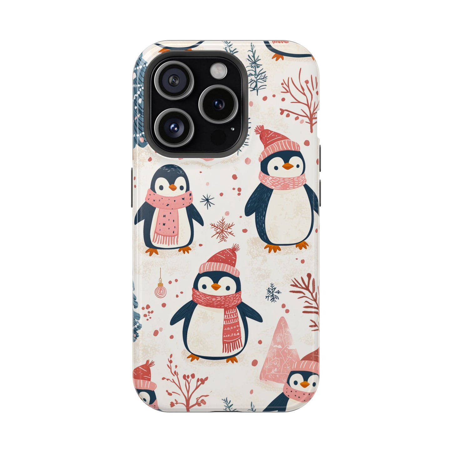 Penguin Paradise – Christmas Cheer MagSafe iPhone Case