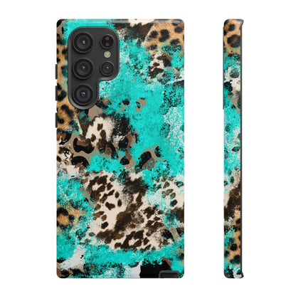 Aqua Splash Leopard - Samsung Galaxy Series Case