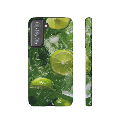 Refreshing Lime Splash Samsung Galaxy Case – Tough Protection, Vivid Dual-Layer Design