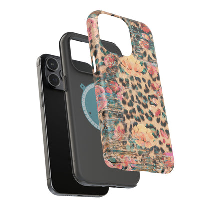 Rustic Floral Leopard - MagSafe iPhone Series Case