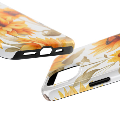 Sunflower & Monarch Garden - iPhone Series Case