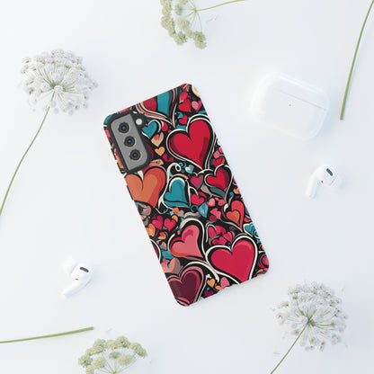 Vibrant Multicolor Heart Art – Samsung Galaxy Case