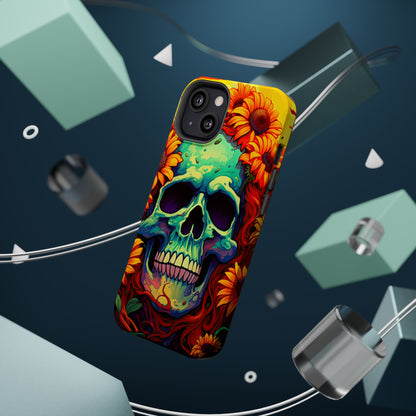 Sun Kissed Skull MagSafe iPhone Case