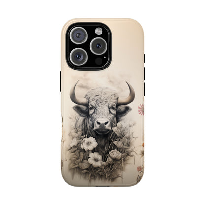 Rustic Cow Case | Floral Western Farmhouse Design - BOGO Cases