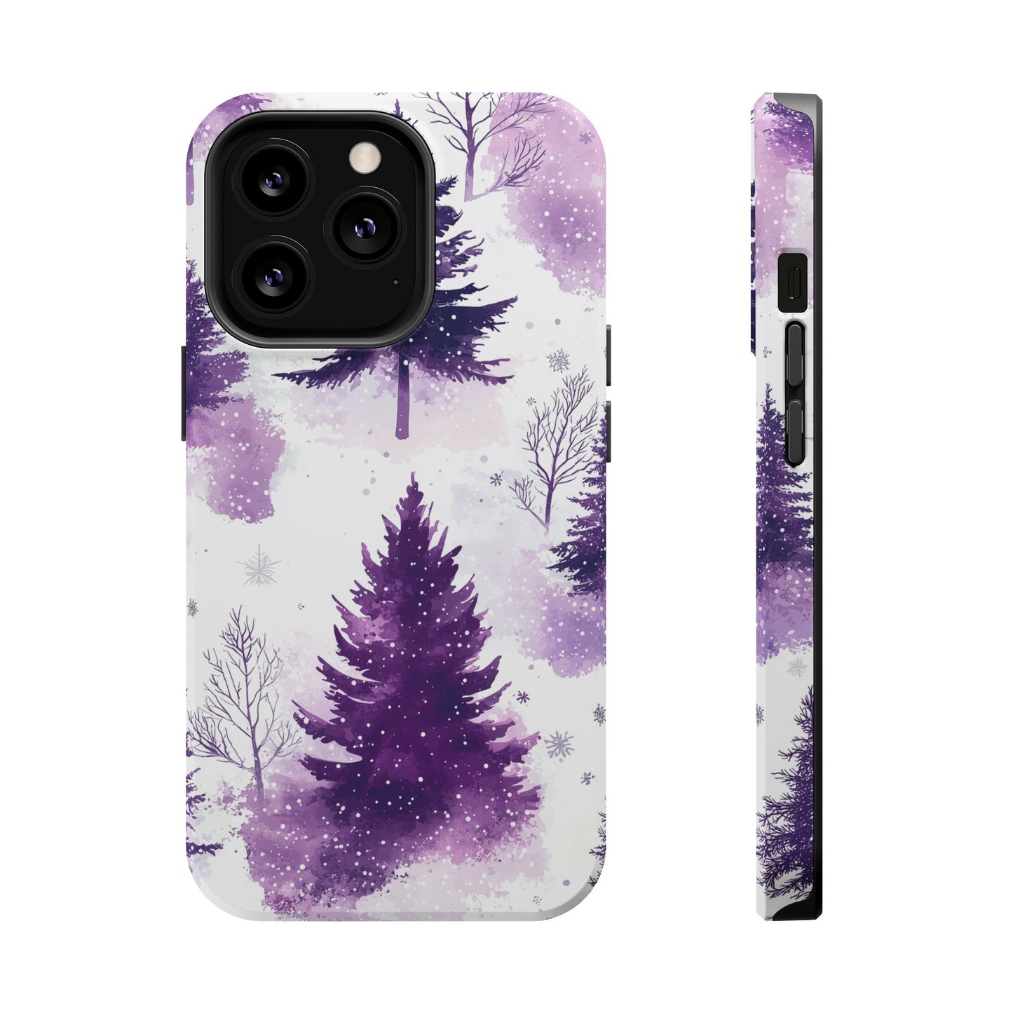 Purple Snowy Forest - MagSafe iPhone Series Case