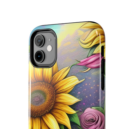 Whimsical Sunflower & Rose Garden - iPhone Series Case