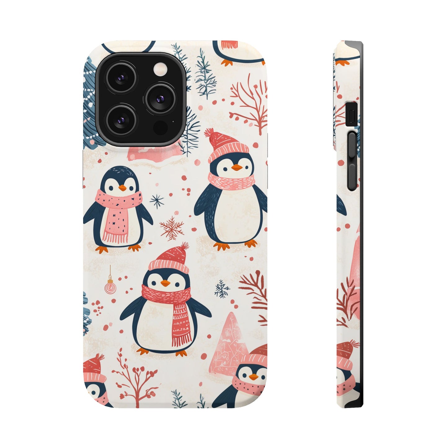 Penguin Paradise – Christmas Cheer MagSafe iPhone Case