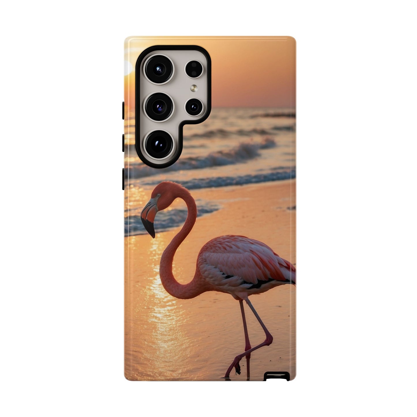 Island Beauty – Flamingo Samsung Galaxy Case