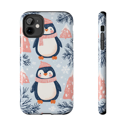 Penguin in Winter Wonderland iPhone Case