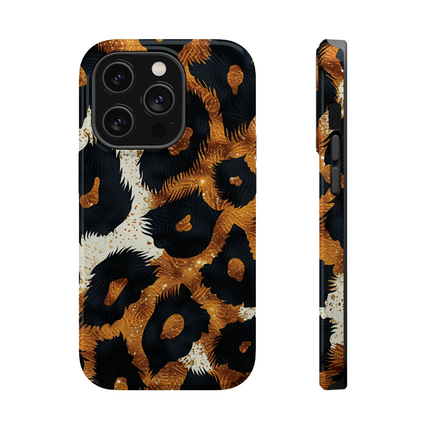 Safari Noir Gold Leopard iPhone Case