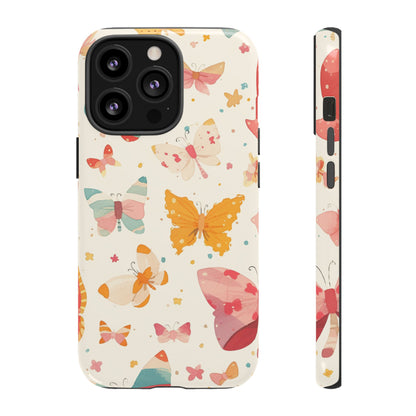 Coquette Watercolor Butterfly iPhone Case