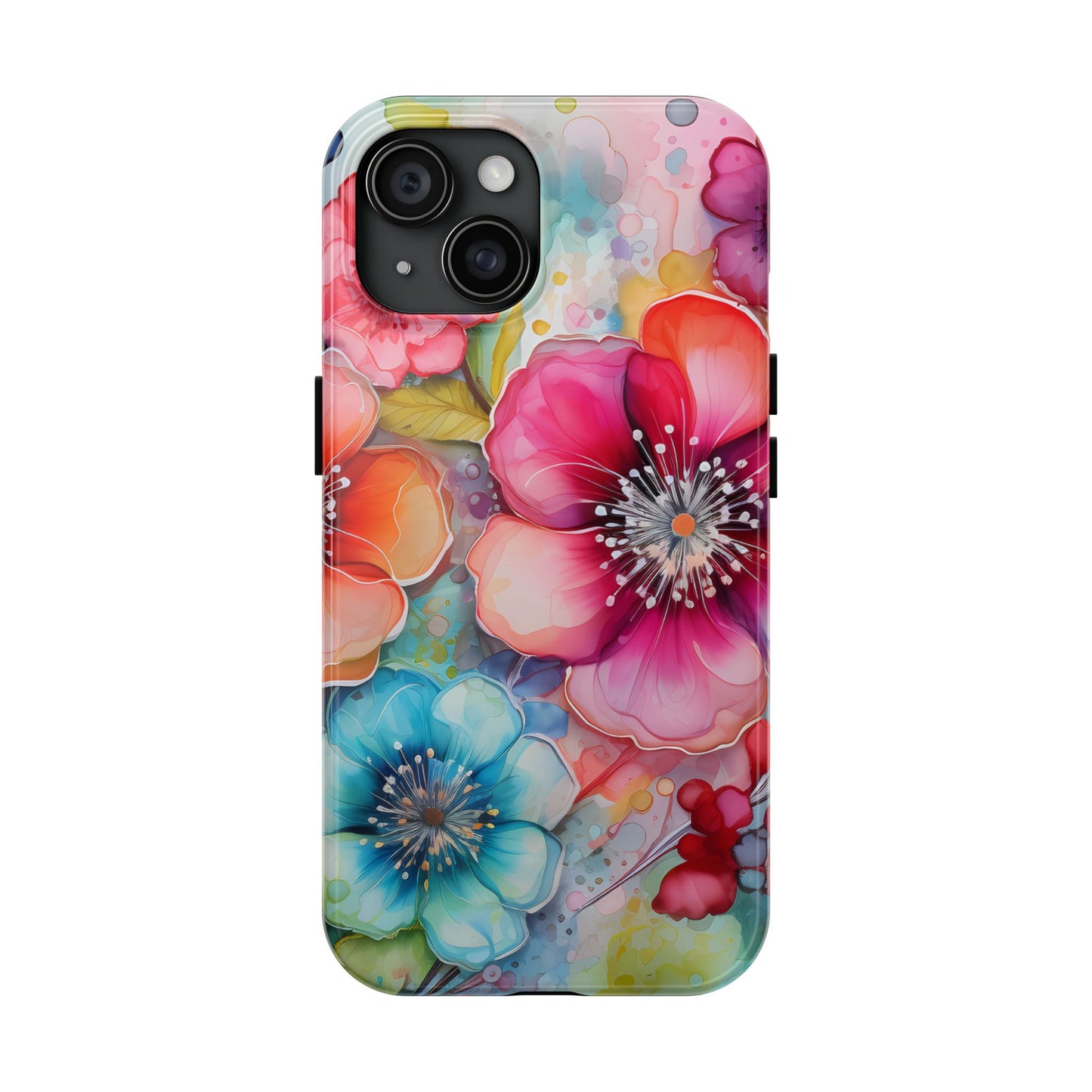 Vibrant Watercolor Floral Garden - iPhone Series Case