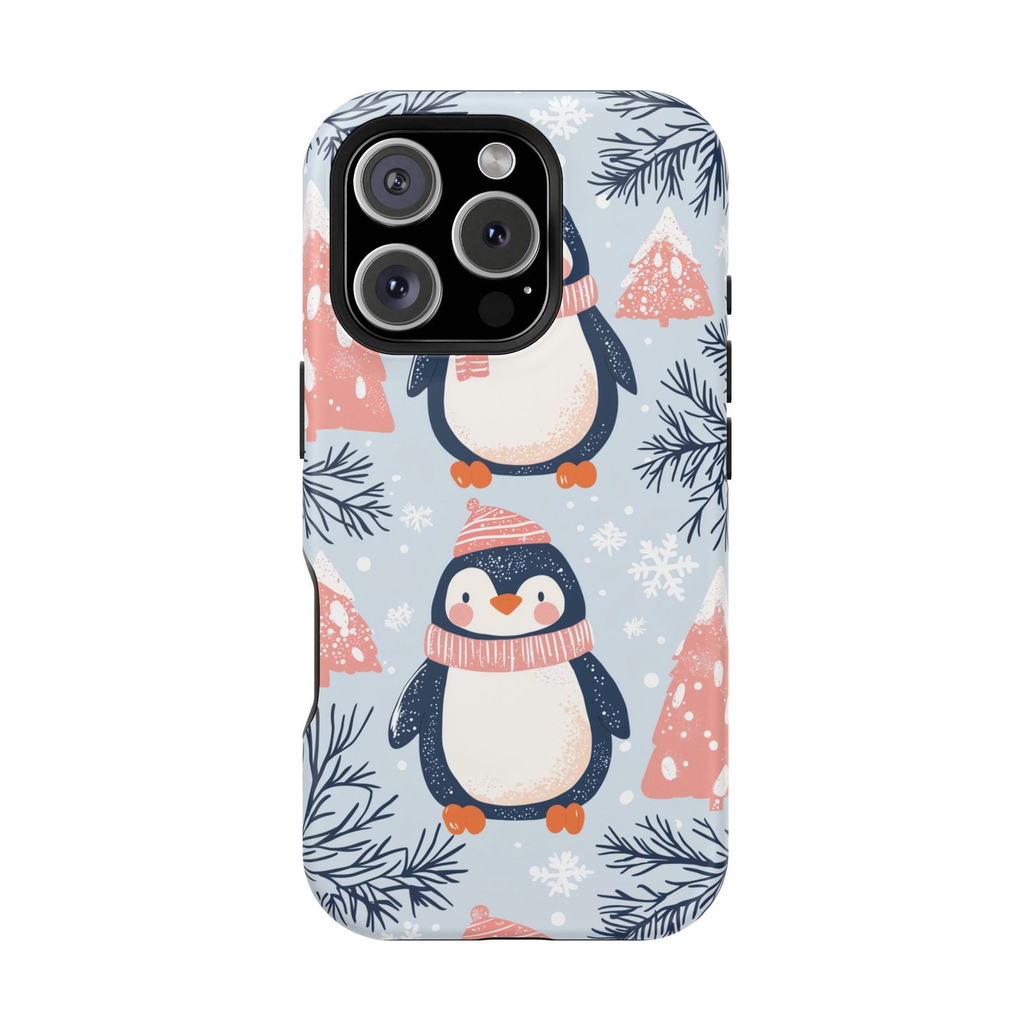 Penguin in Winter Wonderland MagSafe iPhone Case