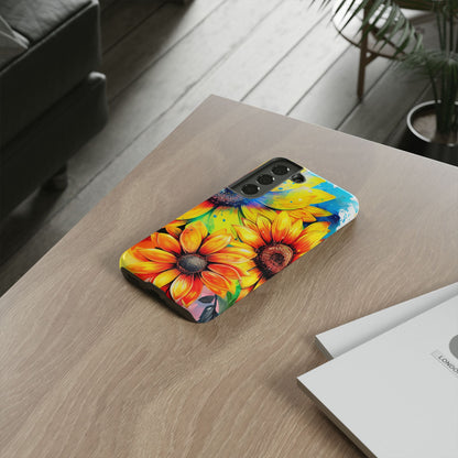 Vibrant Sunflower Splash - Samsung Galaxy Series Case