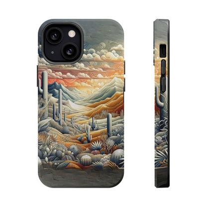 Rugged Elegance Cactus iPhone Case