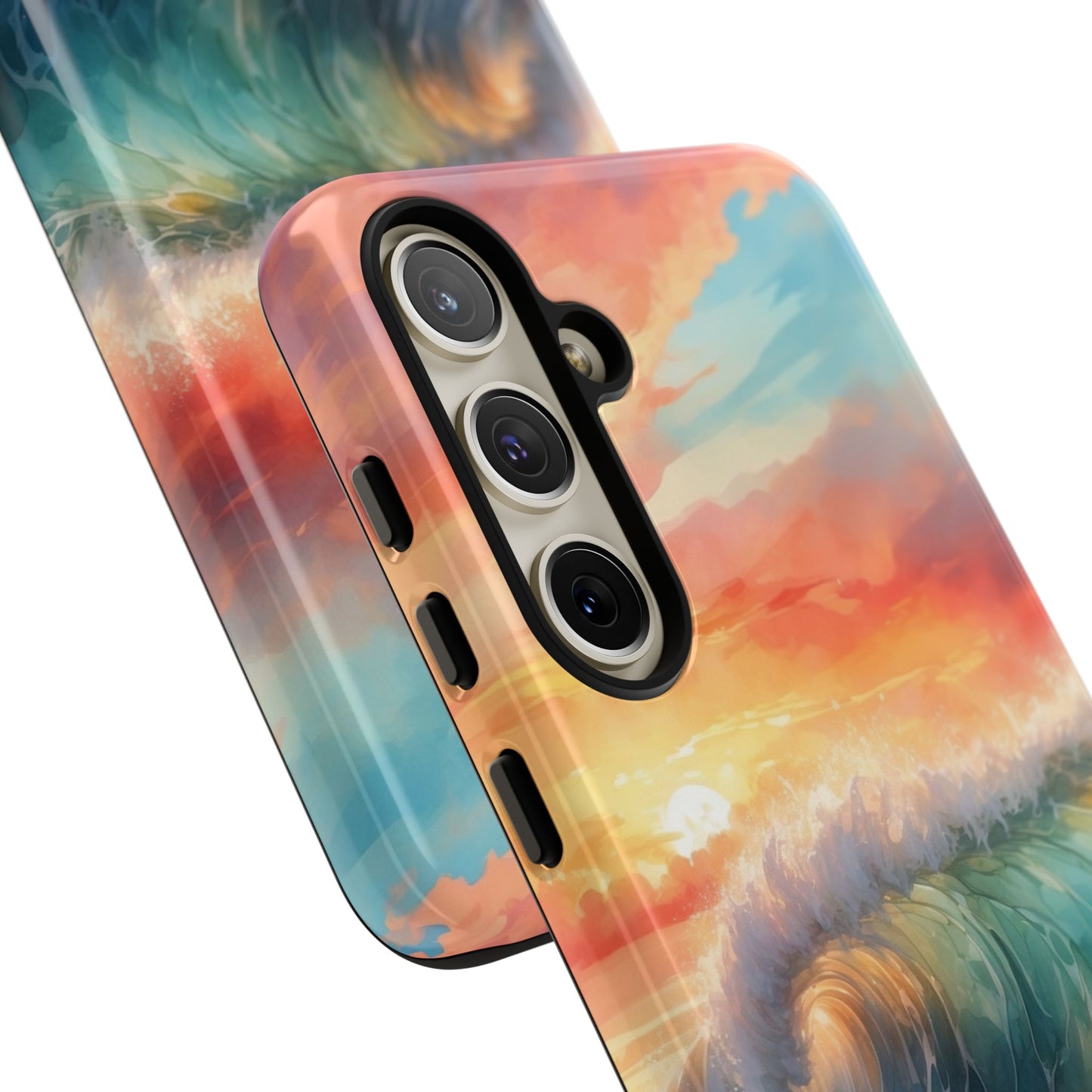 Ocean Wave Sunset Samsung Galaxy Case – Vibrant Coastal Art Design