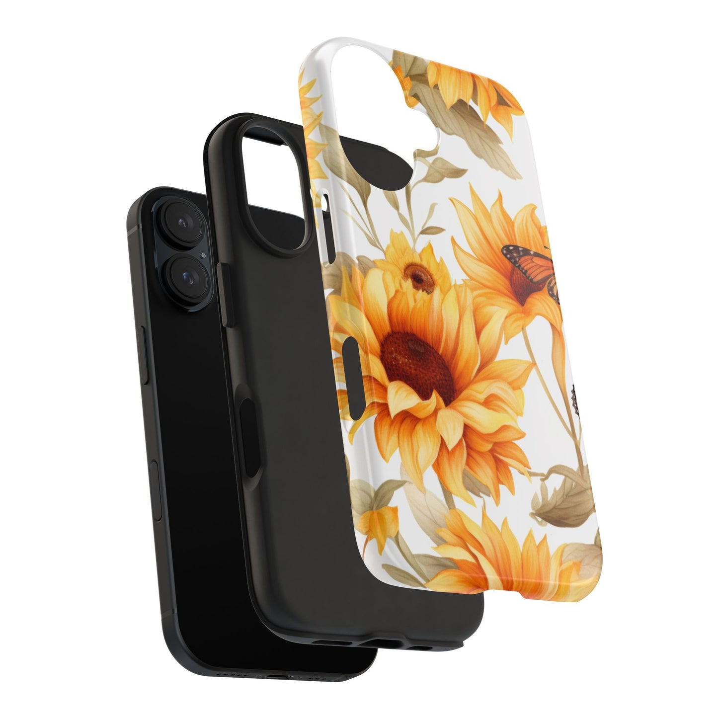 Sunflower & Monarch Garden - iPhone Series Case