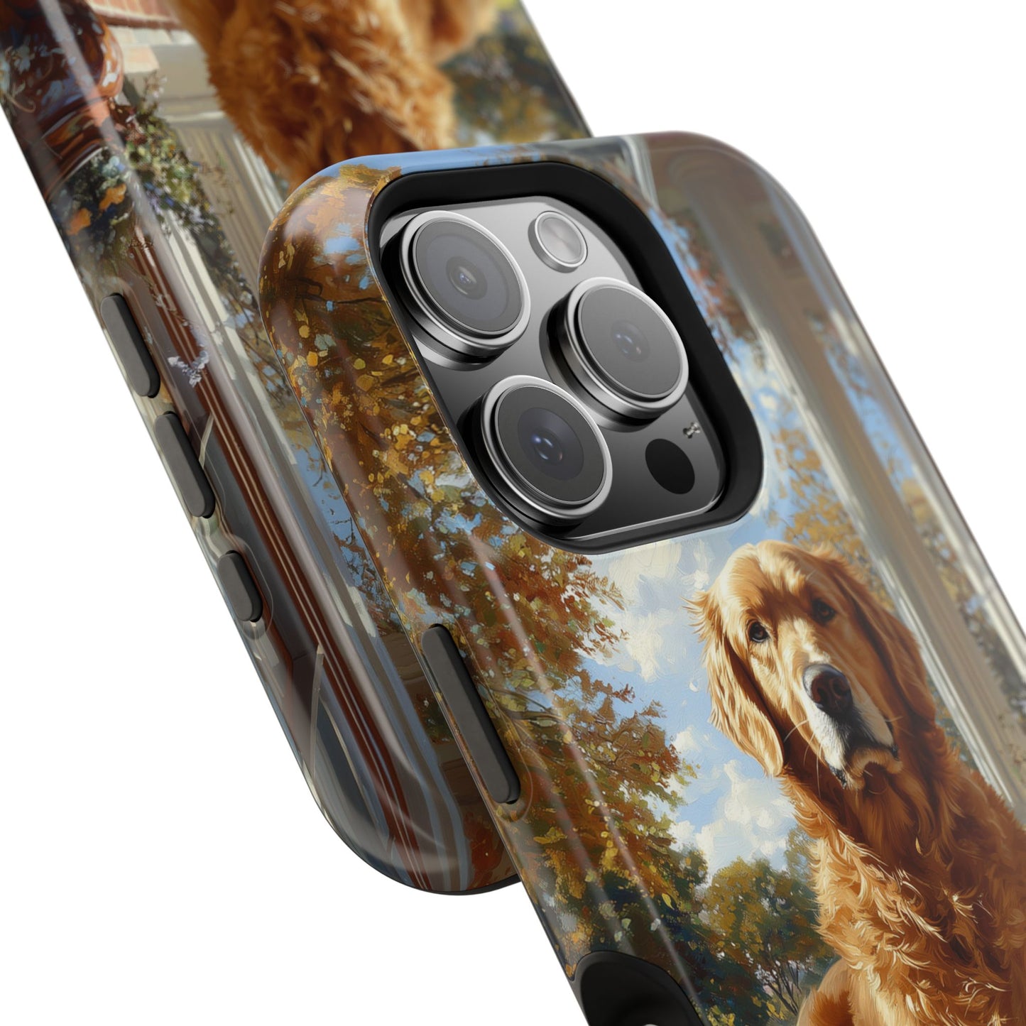 Golden Retriever Autumn Serenity - MagSafe iPhone Series Case