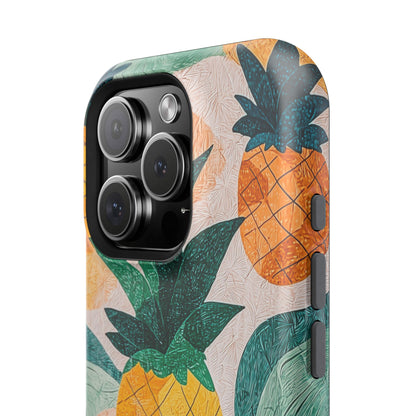 Tropical Pineapple MagSafe iPhone Case – Vibrant Fruit Design, Tough Dual-Layer Protection