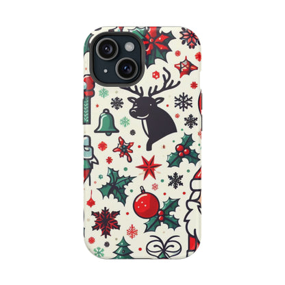 Cartoon Christmas Cheer – MagSafe iPhone Case