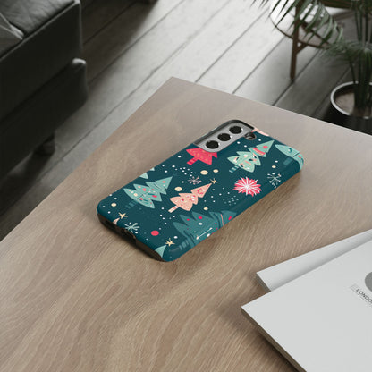 Whimsical Christmas Trees - Samsung Galaxy Series Case