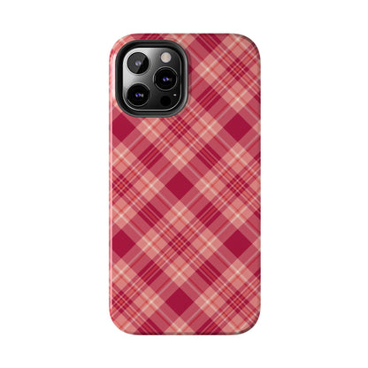 Rustic Red Plaid – iPhone Series Case