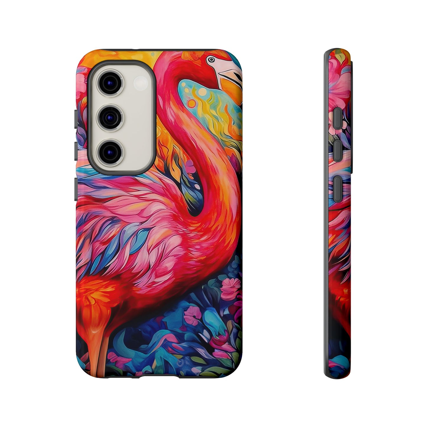 Flamingo Fiesta – Vibrant Flamingo Samsung Galaxy Phone Case