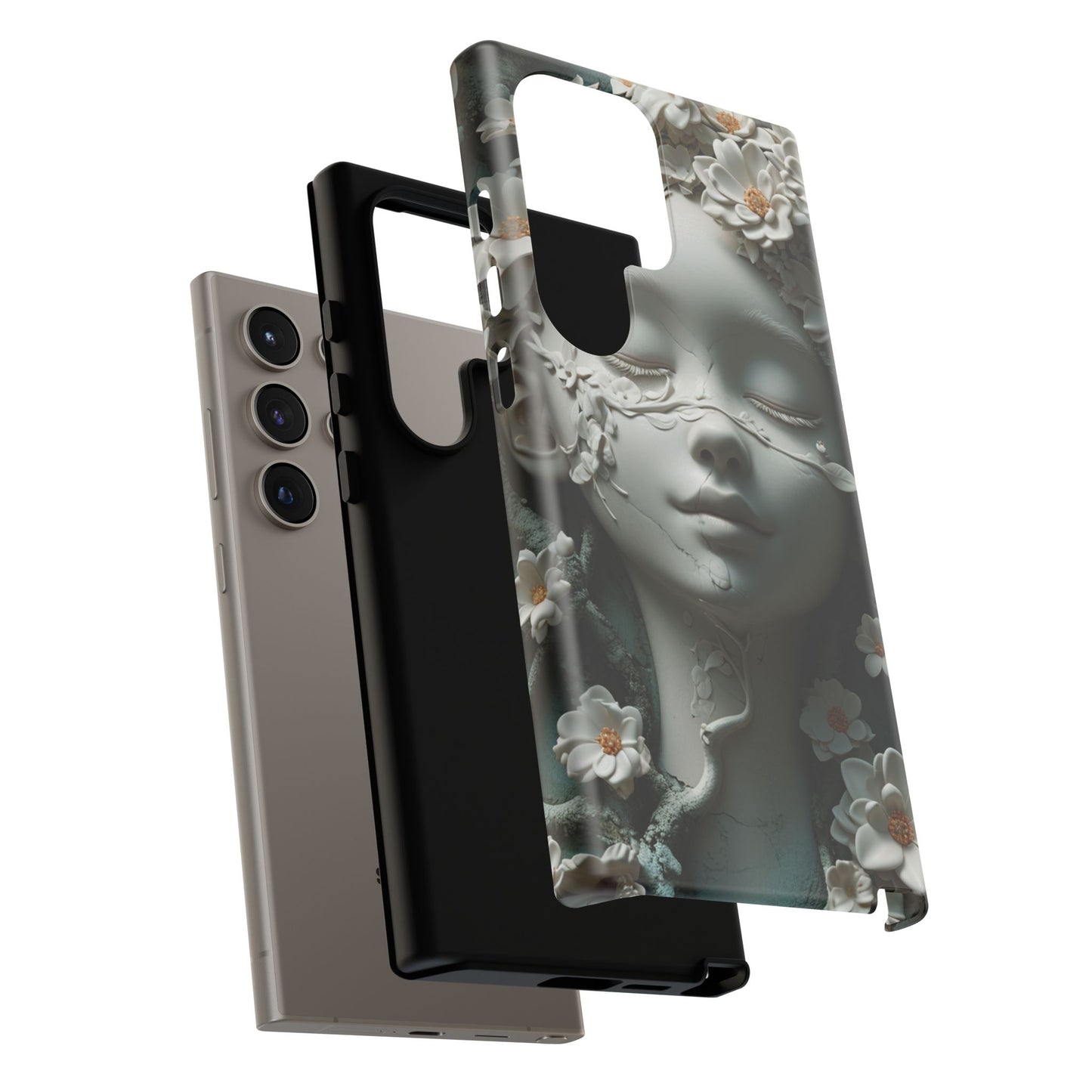 Coquette Statue & Florals Phone Case