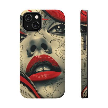 Bold Beauty Red Lips iPhone Case