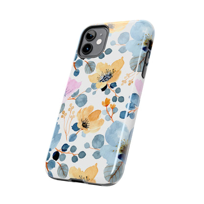 Spring Radiance – iPhone Series Case with Bright Watercolor Flowers