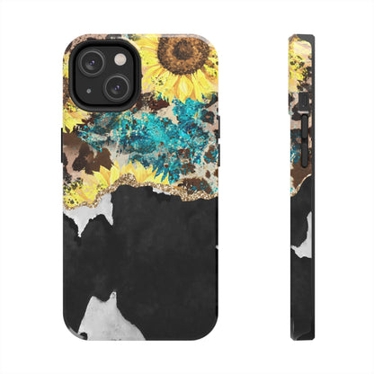 Rustic Sunflower Leopard Glam - iPhone Series Case