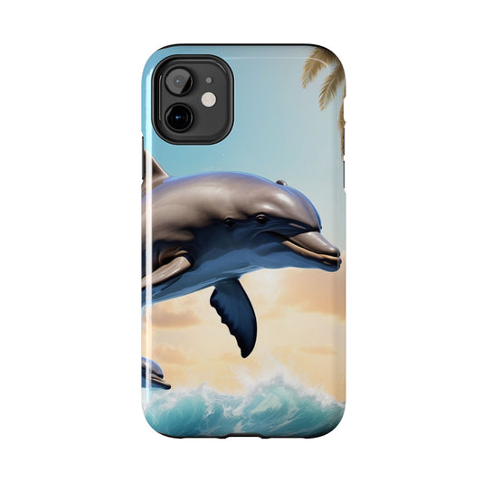 Ocean Dolphin Serenity - iPhone Case