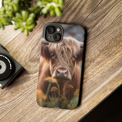 Highland Cow Phone Case | Custom Farmhouse | 10-foot Drop Protection