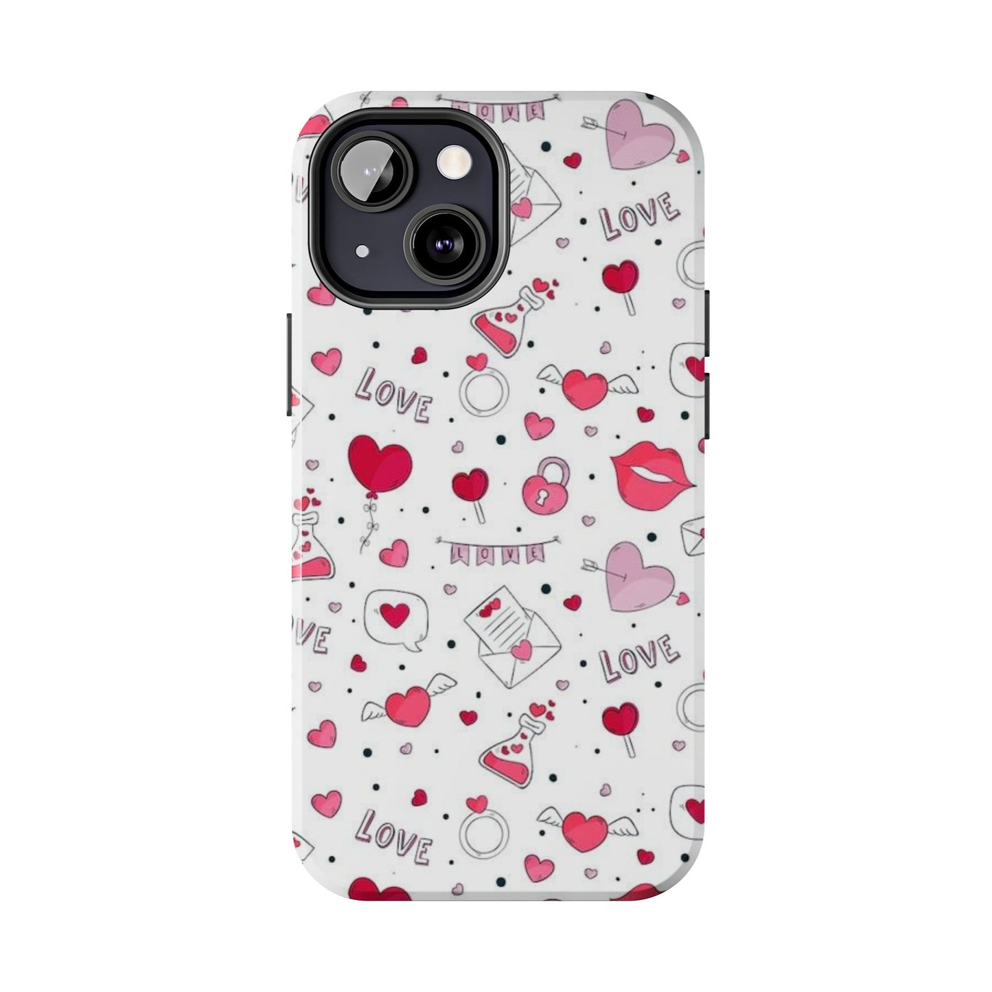 iPhone Case: Romantic Love-Inspired Icons Case