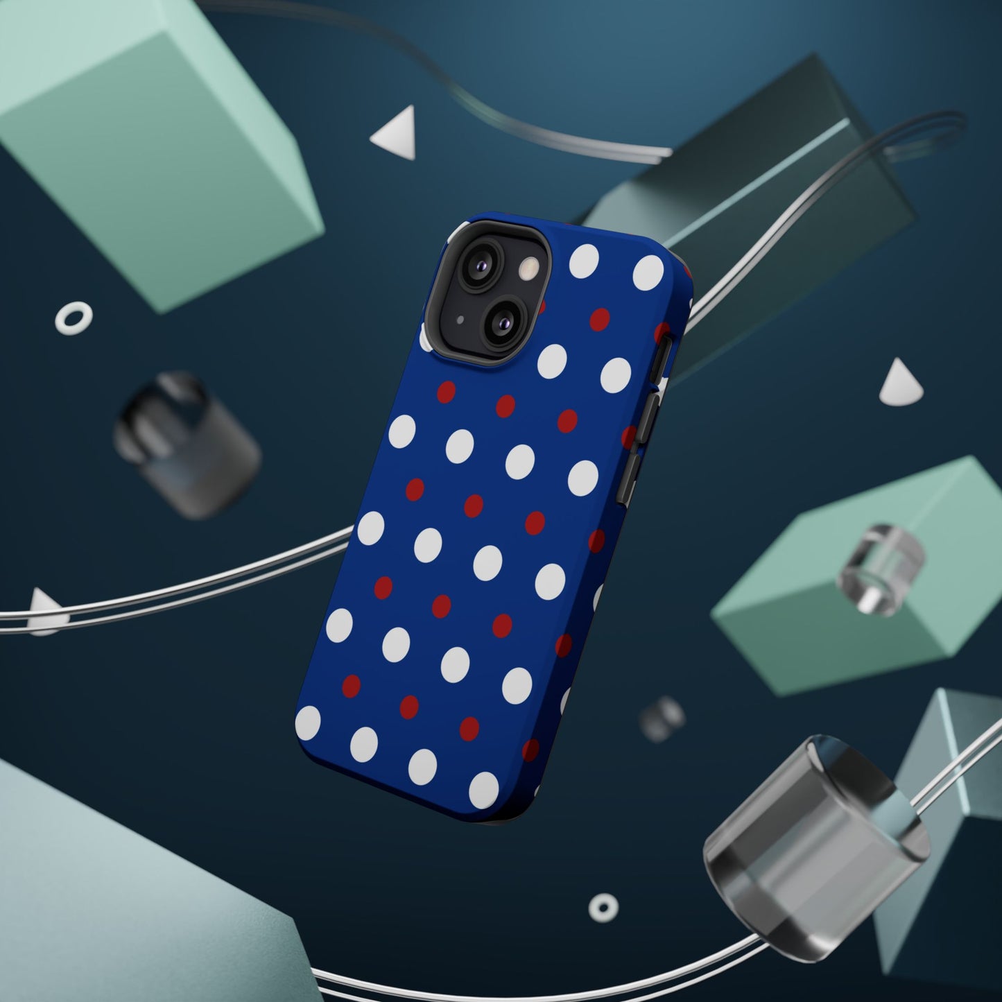 Patriotic Polka Dots – MagSafe iPhone Case