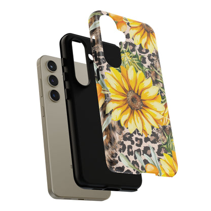 Leopard Sunflower Chic - Samsung Galaxy Series Case