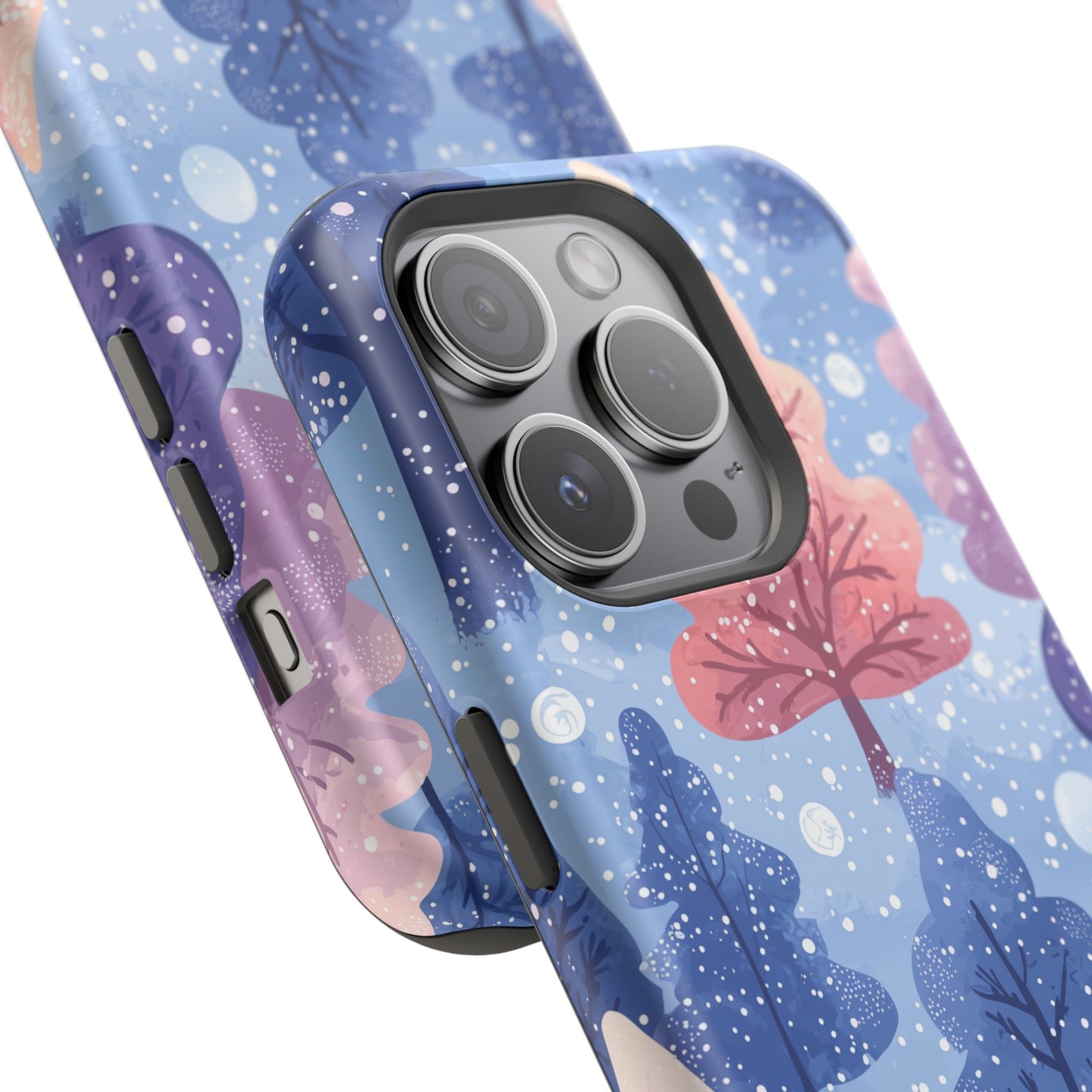 Pink & Purple Winter Wonderland - MagSafe iPhone Series Case