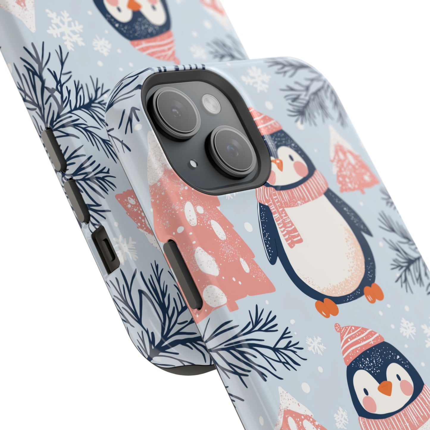 Penguin in Winter Wonderland MagSafe iPhone Case