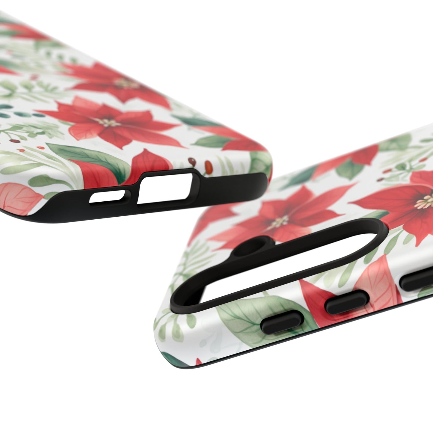 Festive Poinsettia Holiday Pattern – Samsung Galaxy Series Case